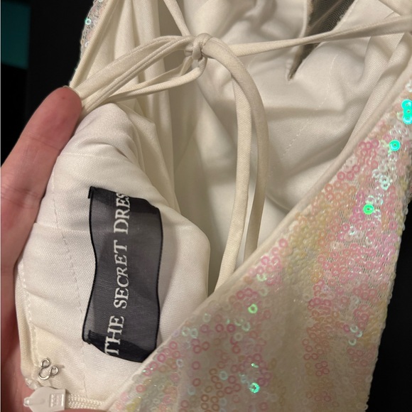 The Secret Dress by Alyce White Iridescent Prom Gown - Picture 7 of 8